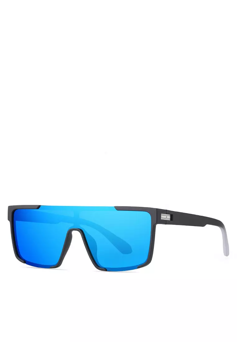 Blue polarised sunglasses on sale