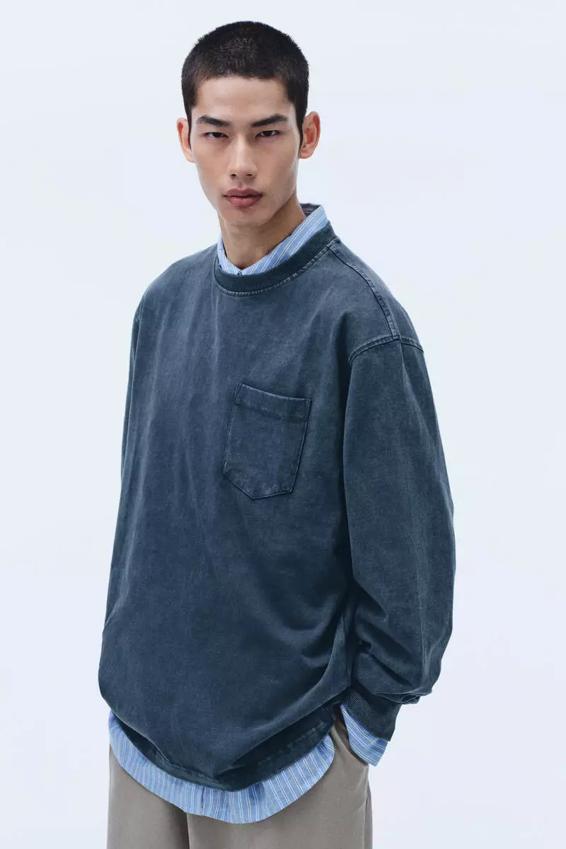 Loose Fit Long-sleeved top