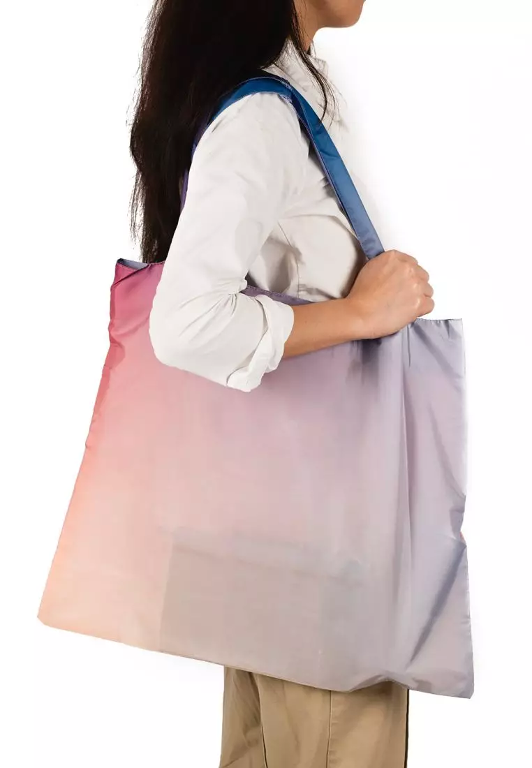Crossing Recycled Foldable Bag - Ombre Dream - Blush/Lilac