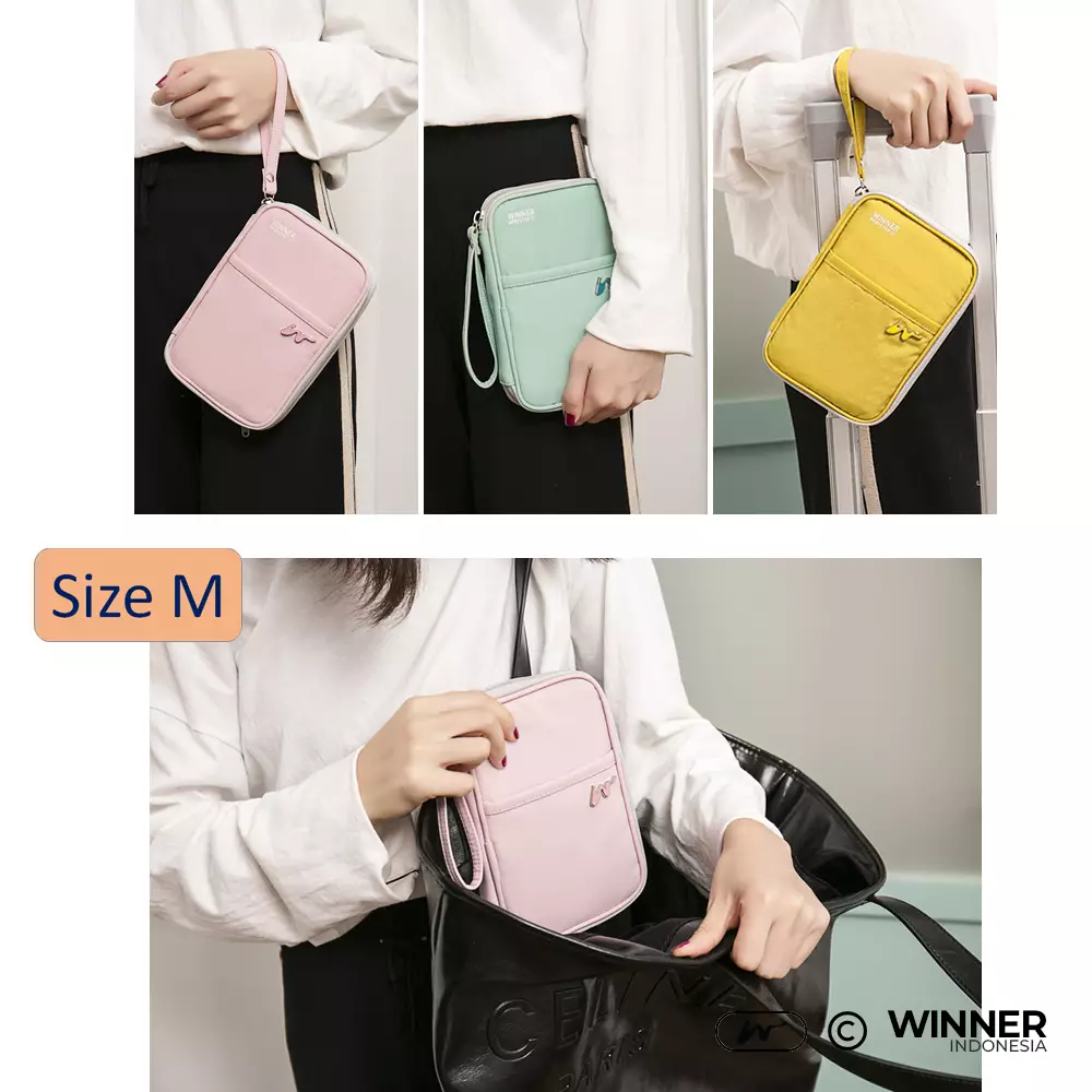 Passport Card Holder RFID Protection Anti-Theft Anti-Air Travel Case Wallet (T14-PP01) - Abu M