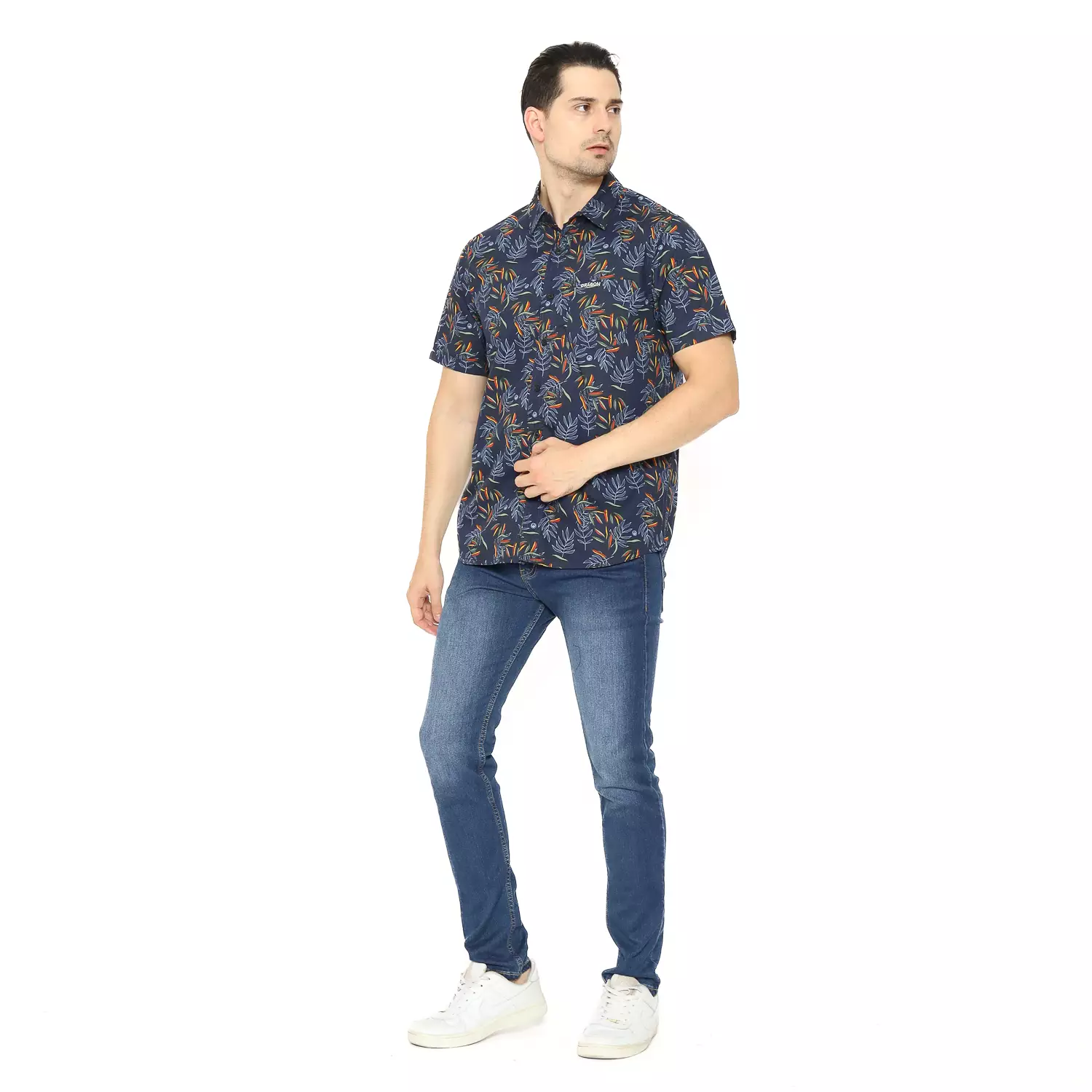 Dragon Kemeja Lengan Pendek Pria Gojo Men Shirt Planet Surf