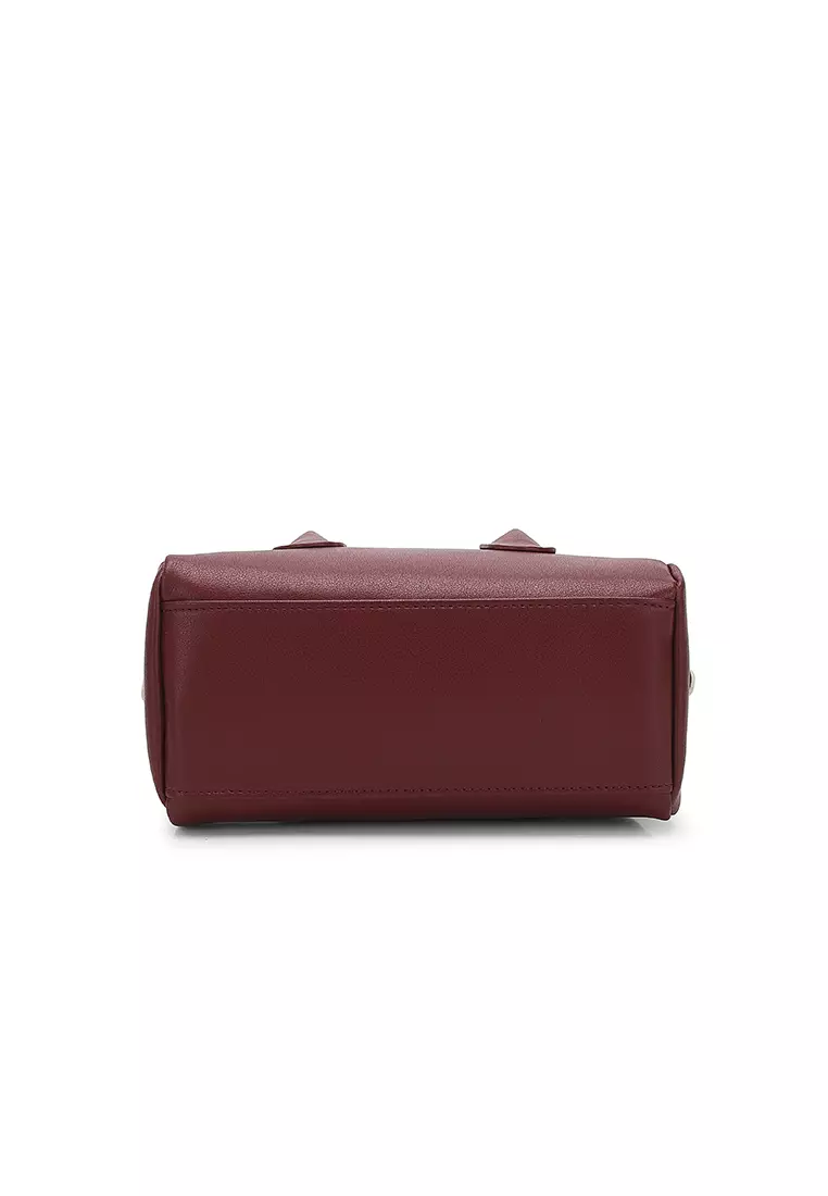 Women's Top Handle Bag / Sling Bag / Crossbody Bag / Shoulder Bag (Tas Tangan Wanita / Tas Selempang Wanita / Tas Bahu Wanita) - Merah