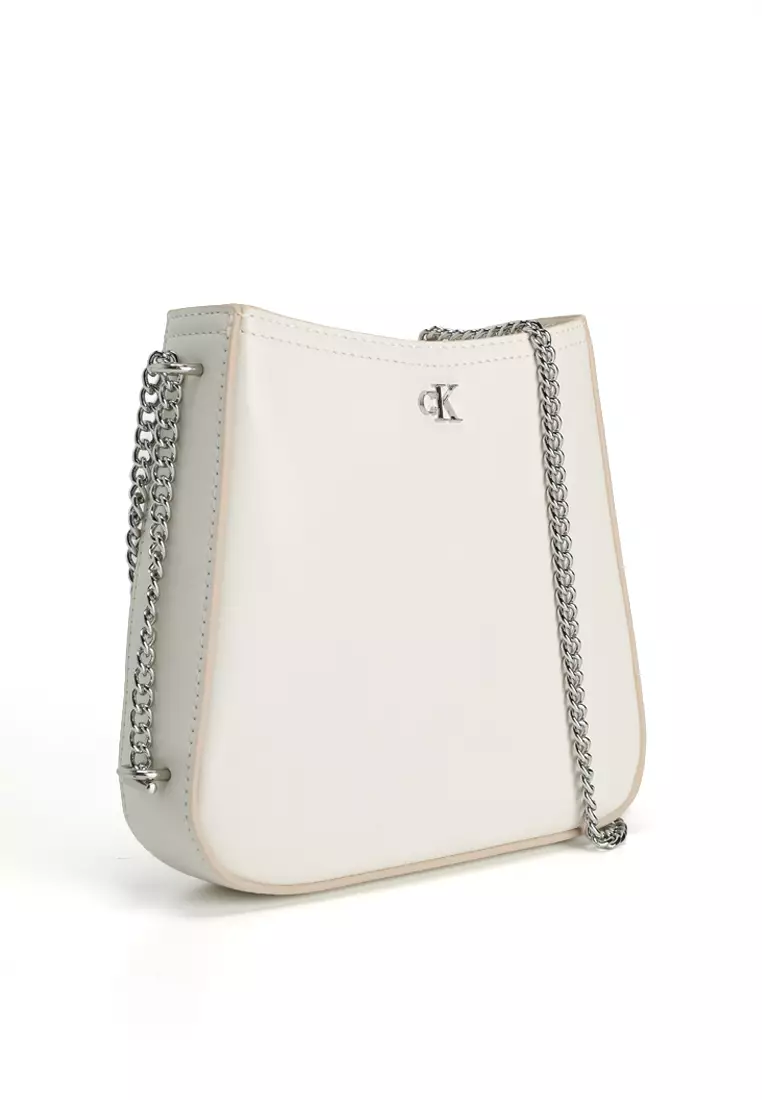 Monogram Chain Saddle Bag - Calvin Klein Accessories