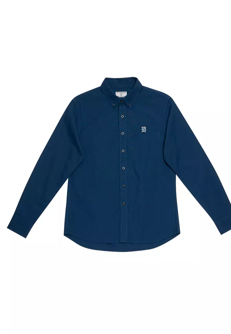 Buy Giordano Men's Small Lion Long Sleeves Shirt (01043093) 2024 Online ...