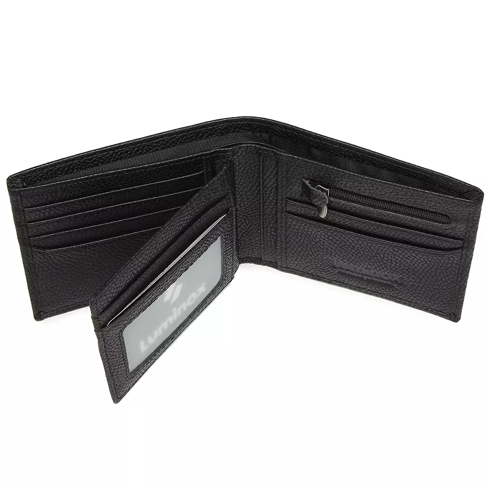 Luminox Helios Dompet Pria Lipat Dompet Kulit Asli - Free Box Exclusive