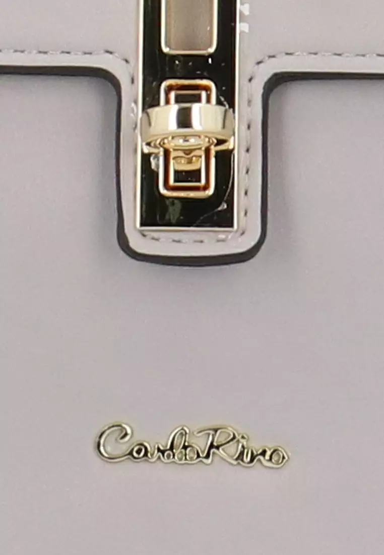 Maira Boxy Shoulder Bag - Light Grey