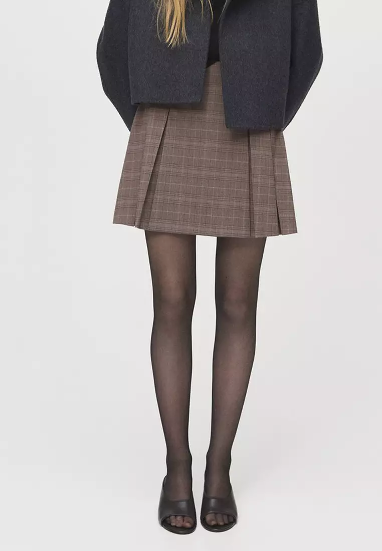 Pleated Mini-Skirt