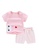RAISING LITTLE pink Hilly Outfit Set 38B20KA535E025GS_1