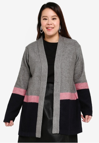 Buy Junarose Plus Size Ishino Long Sleeve Knit Cardigan Online On Zalora Singapore