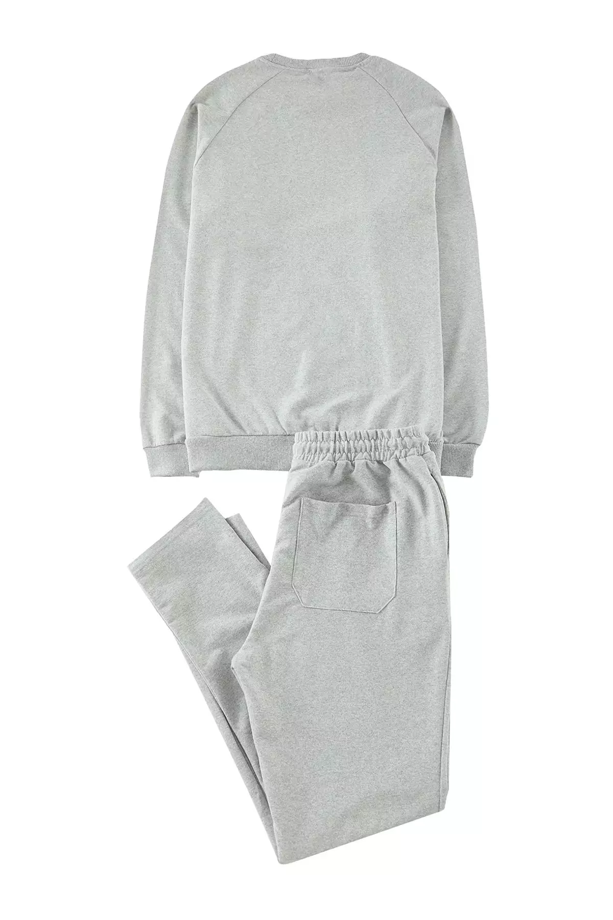 Gray Regular Fit Pajama Set TMNAW22PT0510