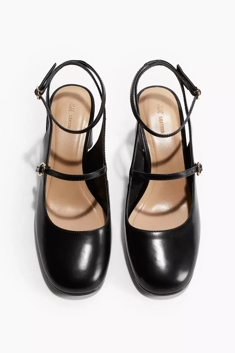 Buy H&M Block-heeled Mary Janes 2025 Online | ZALORA