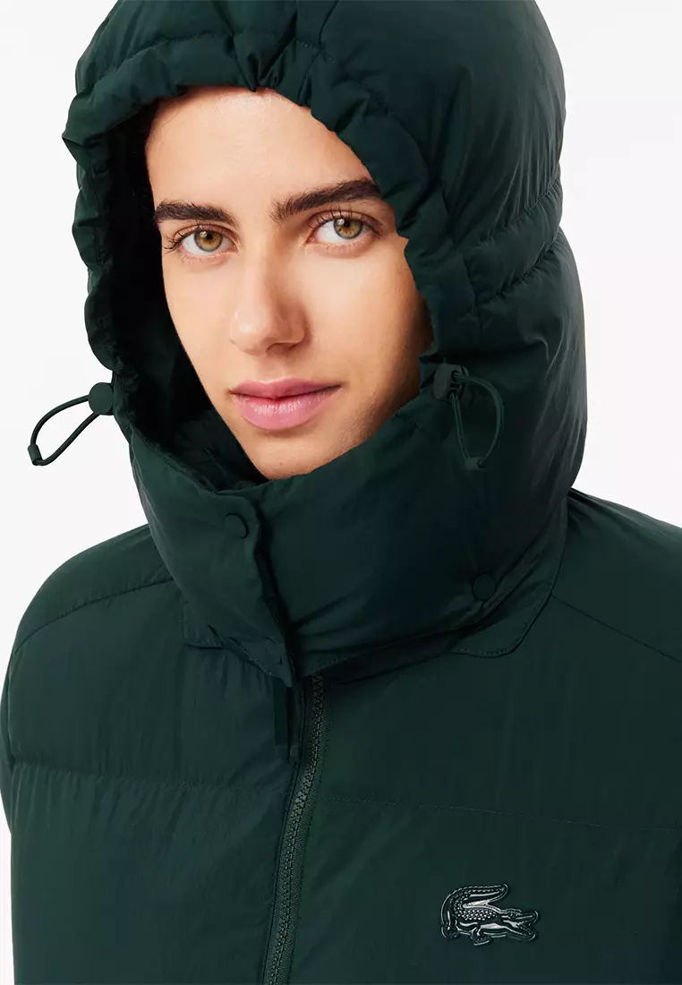 Padded Down Logo Jacket with Hood