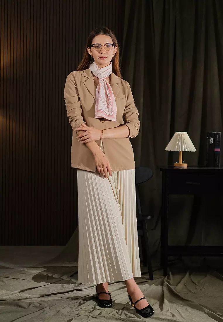 Hadinata Batik Wanita Syal Scarf Naisha Pink