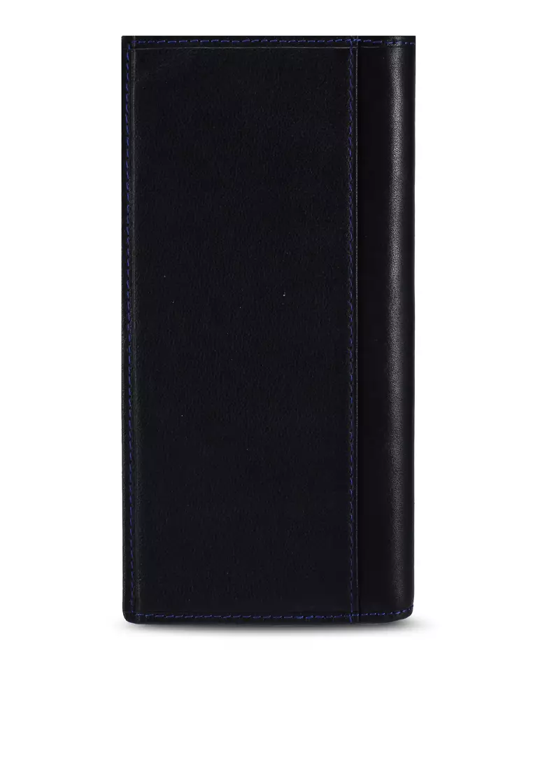 Kulit Genuine Dompet Panjang Pria (Men's RFID Genuine Leather Bi Fold Long Wallet)