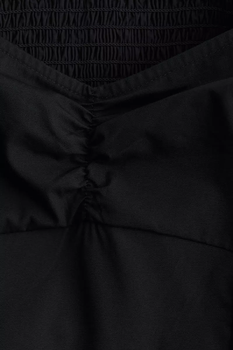 Gathered strappy top