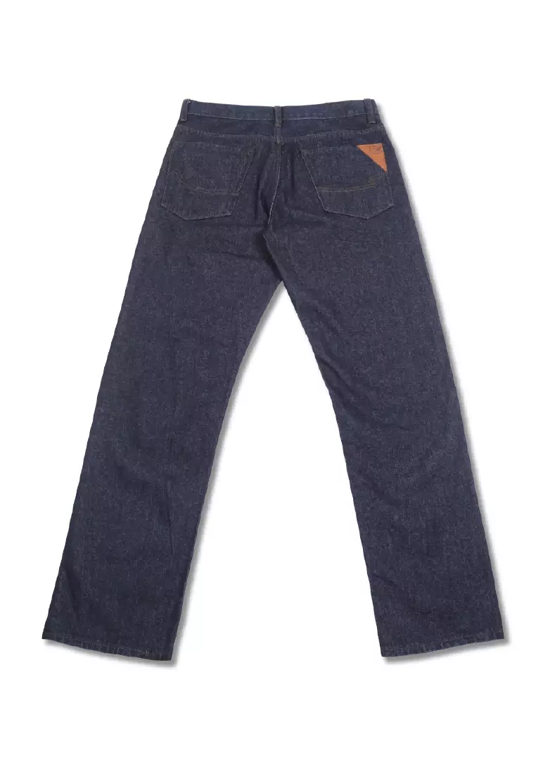 EMBA DENIM - Travis Celana Panjang Denim Pria Regular Fit Non-Stretch  Dark Stone