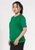CROWN green Round Neck Drifit T-Shirt 43EF3AA9228D2CGS_2