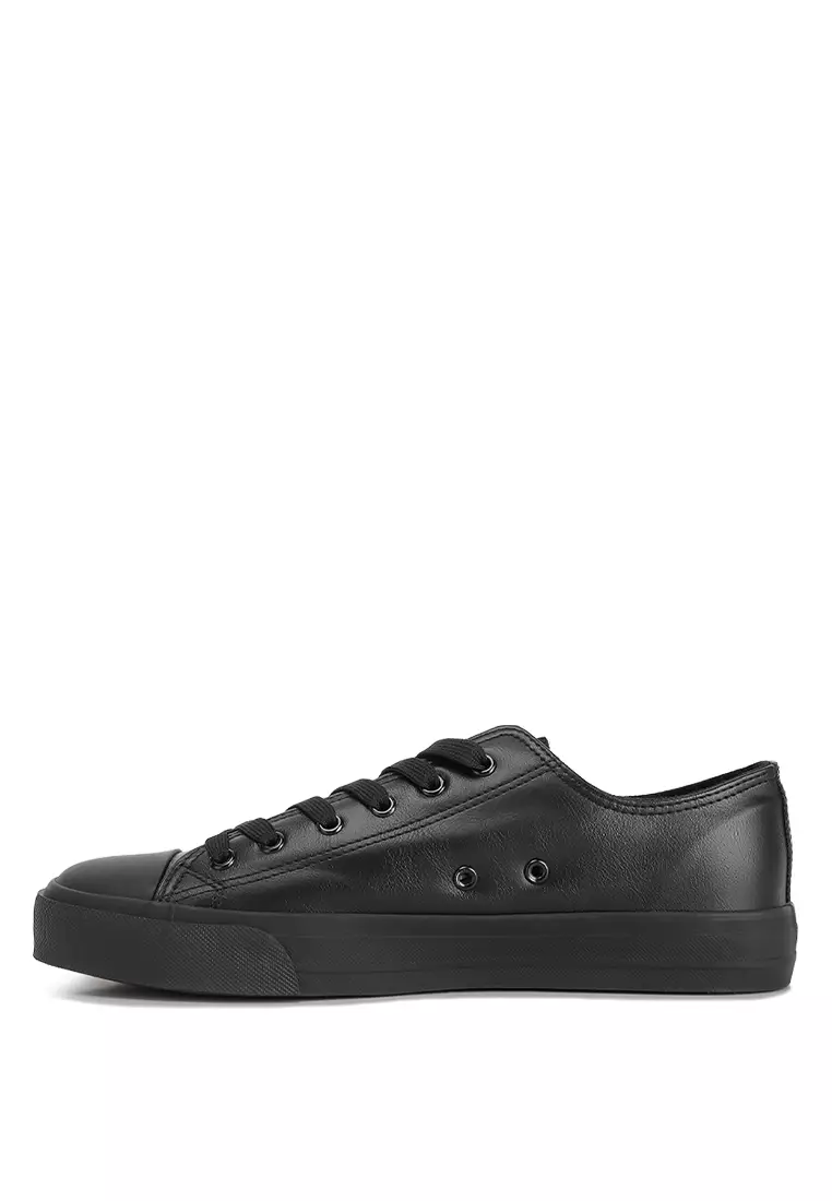 Men's Casual Sneakers In Black