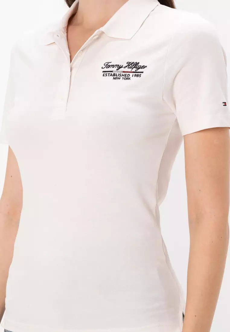 ★米国発*POLO*新作*Script ロゴ刺繍Tシャツ/White★ songbards_0154_001.jpg