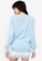 ZALORA BASICS blue Floral Trim Outsized Sweater 69961AA89BF950GS_2