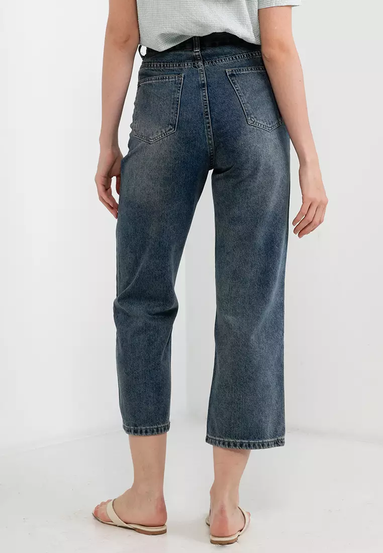 Rhiannon High Waist Straight Jeans