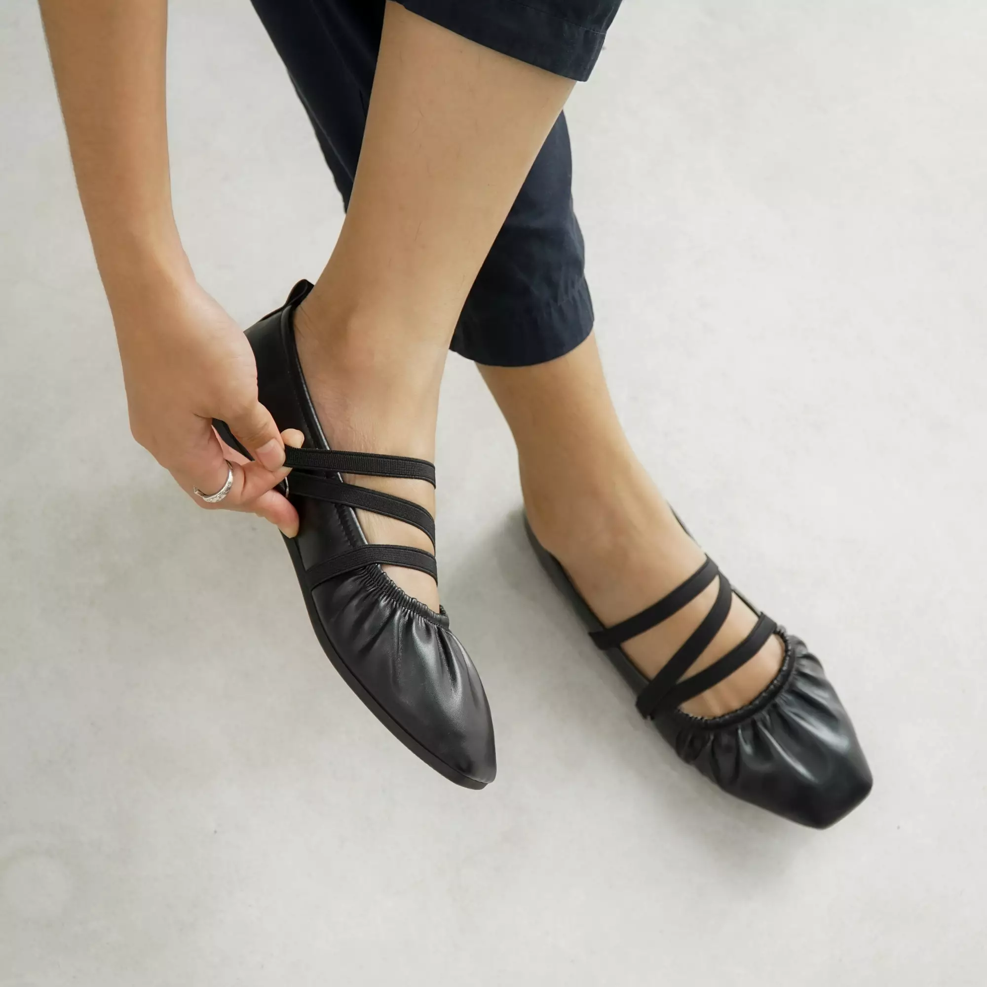 Blow Ally Ballet Mary Jane Flats Shoes MINNIK 0003