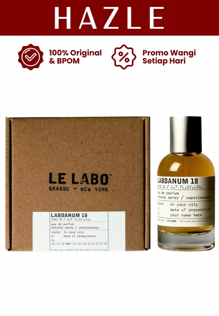 Jual Le Labo Labdanum 18 Unisex EDP 50 ml Original 2026 | ZALORA