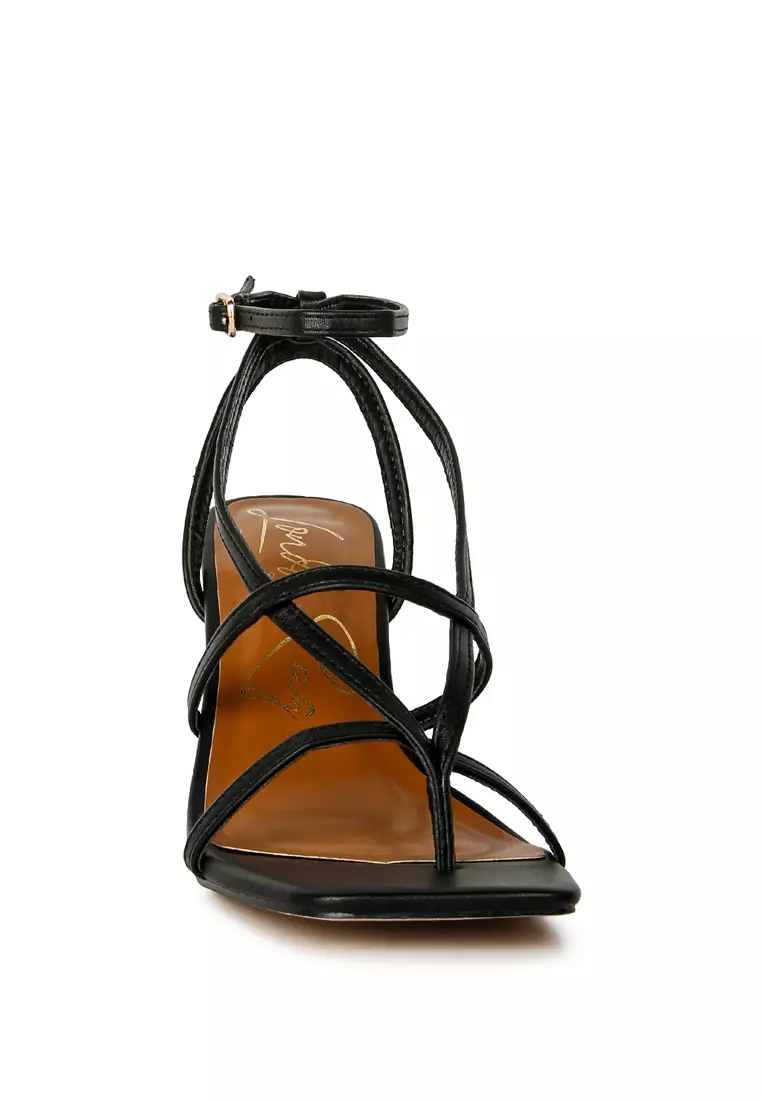 Next black deals strappy sandals