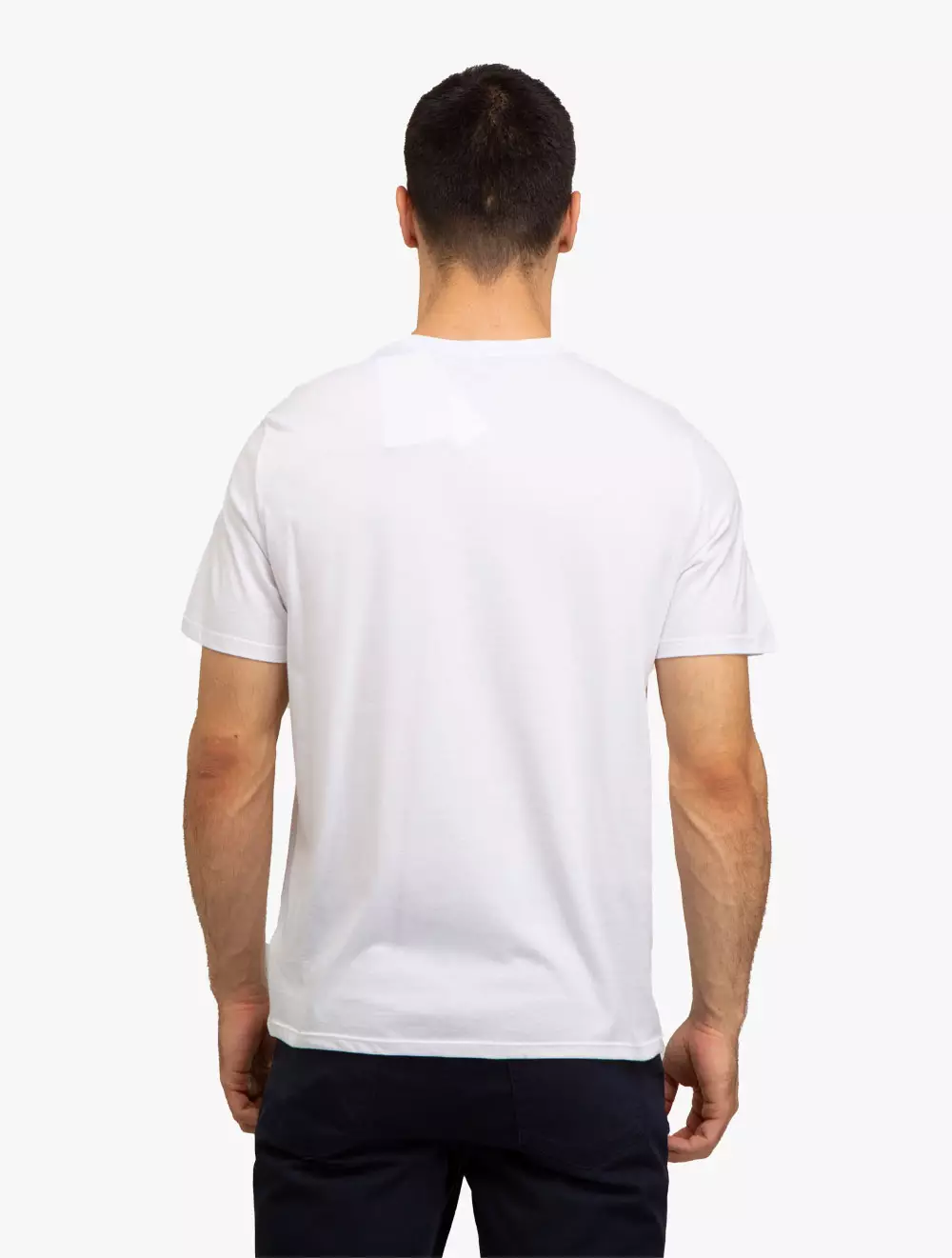 CALVIN KLEIN JEANS - RAINBOW FLARE BOXED LOGO TEE - white