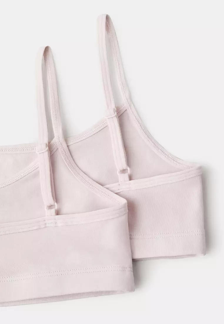 2-Pack Cotton Bandeau Bras