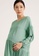 9months Maternity green Green Puff Sleeve Nursing Blouse B23DCAA04C0140GS_5