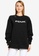 French Connection black Fcuk Oversized Crew Neck Sweater 54675AA00B6E02GS_4