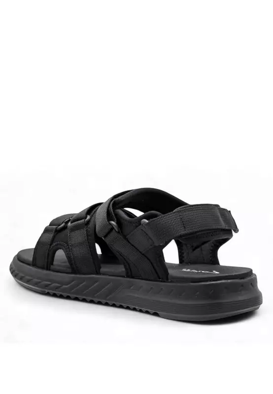 Men Slip On Faux Leather Classic Casual Sandals - 250141256