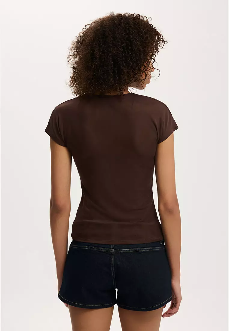 Asha Mesh Short Sleeve Tee