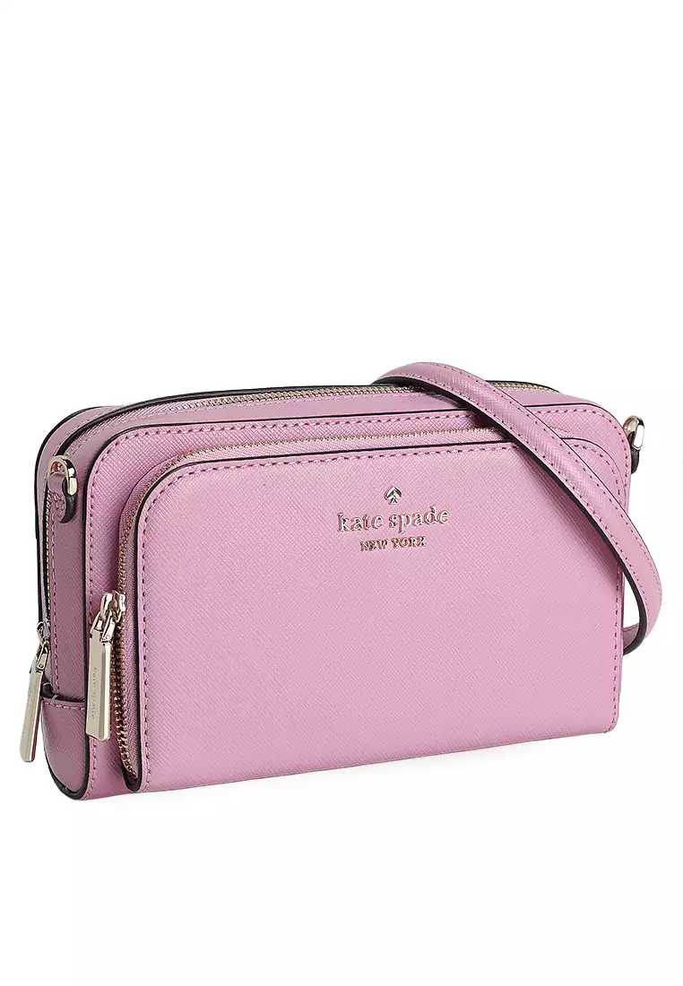 Staci Mini Dual Zip Around Crossbody Bag
