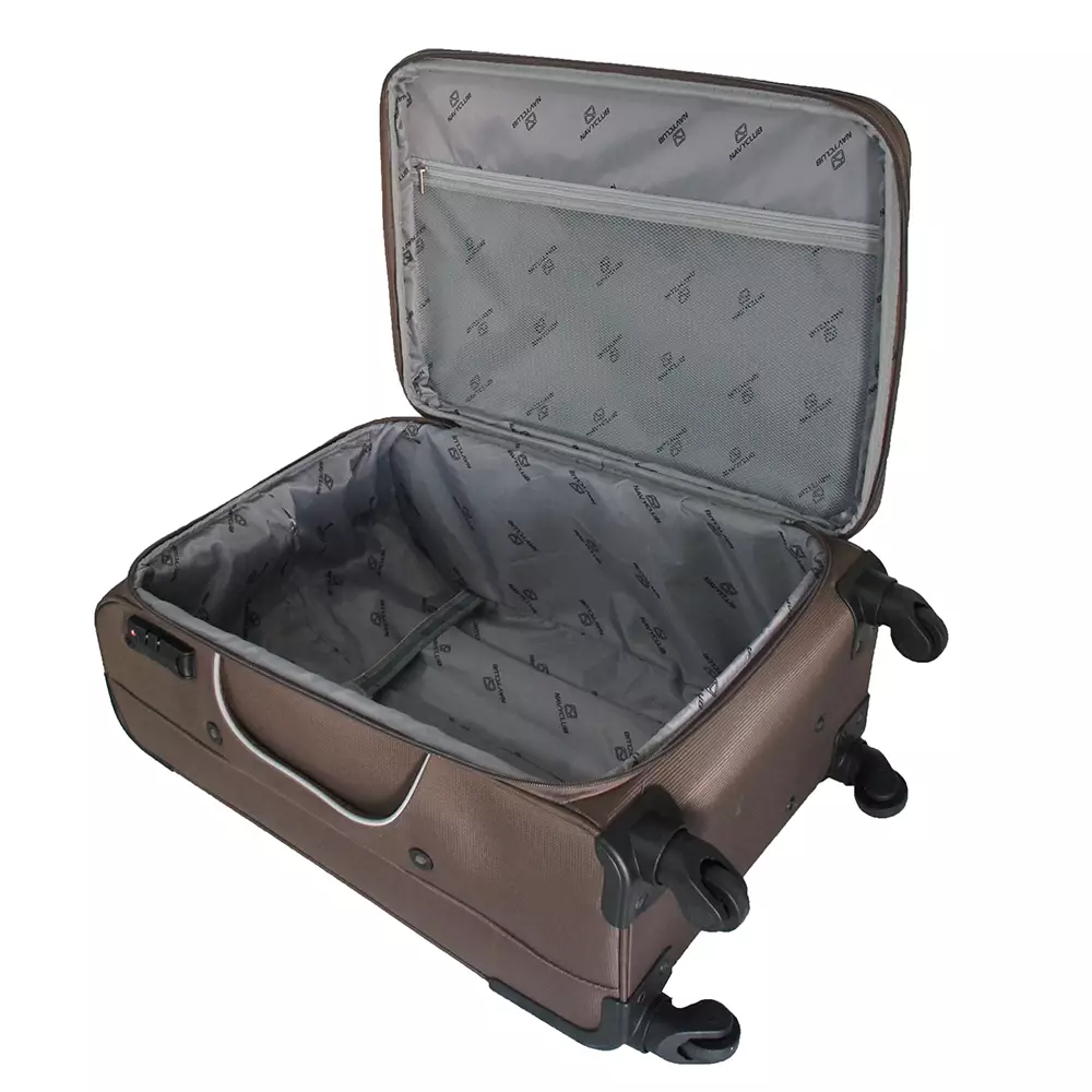 Navy Club Deimos Koper SoftCase - 4 Roda Putar TSA Lock Expandable Size 20 Inch