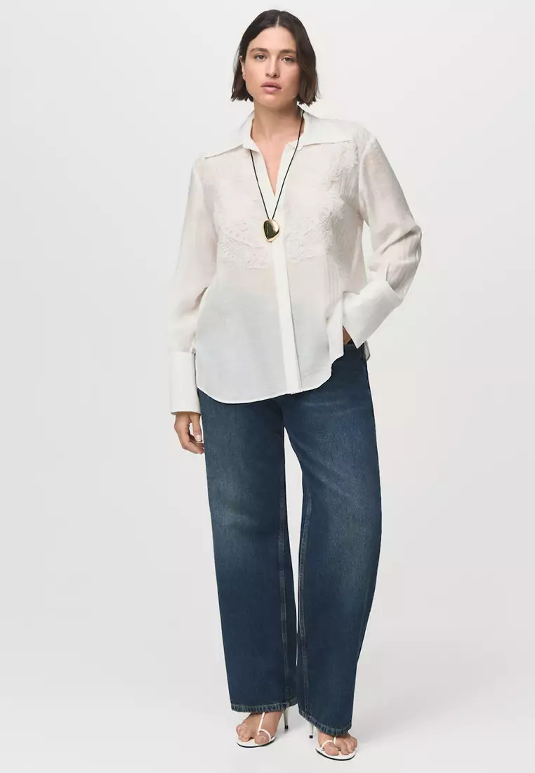 Lyocell Shirt with Patches