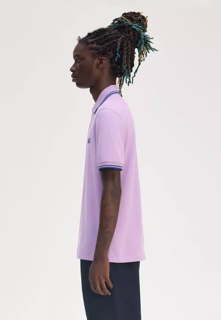 Fred Perry M3600 Twin Tipped Fred Perry Shirt (Ultra Violet)