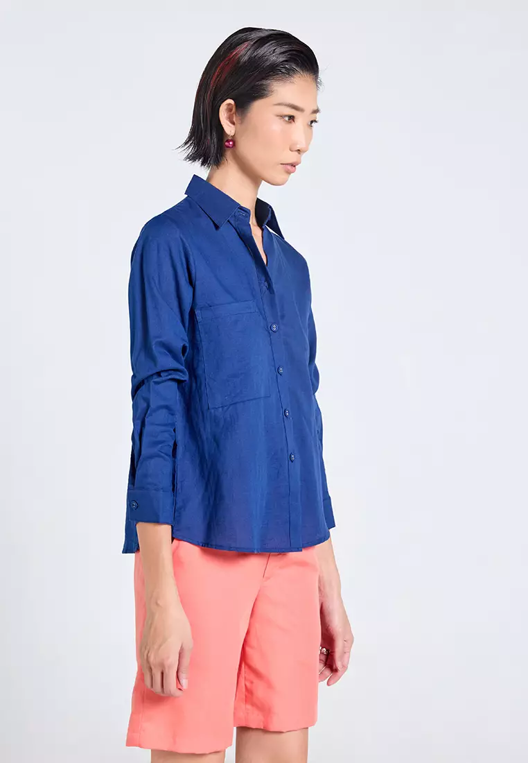 Casual Workwear Linen Shirt