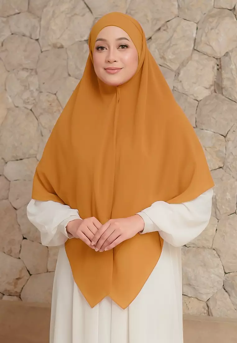 KHIBAN KHAIRA MAGNET PLUS NIQAB - HOT MUSTARD