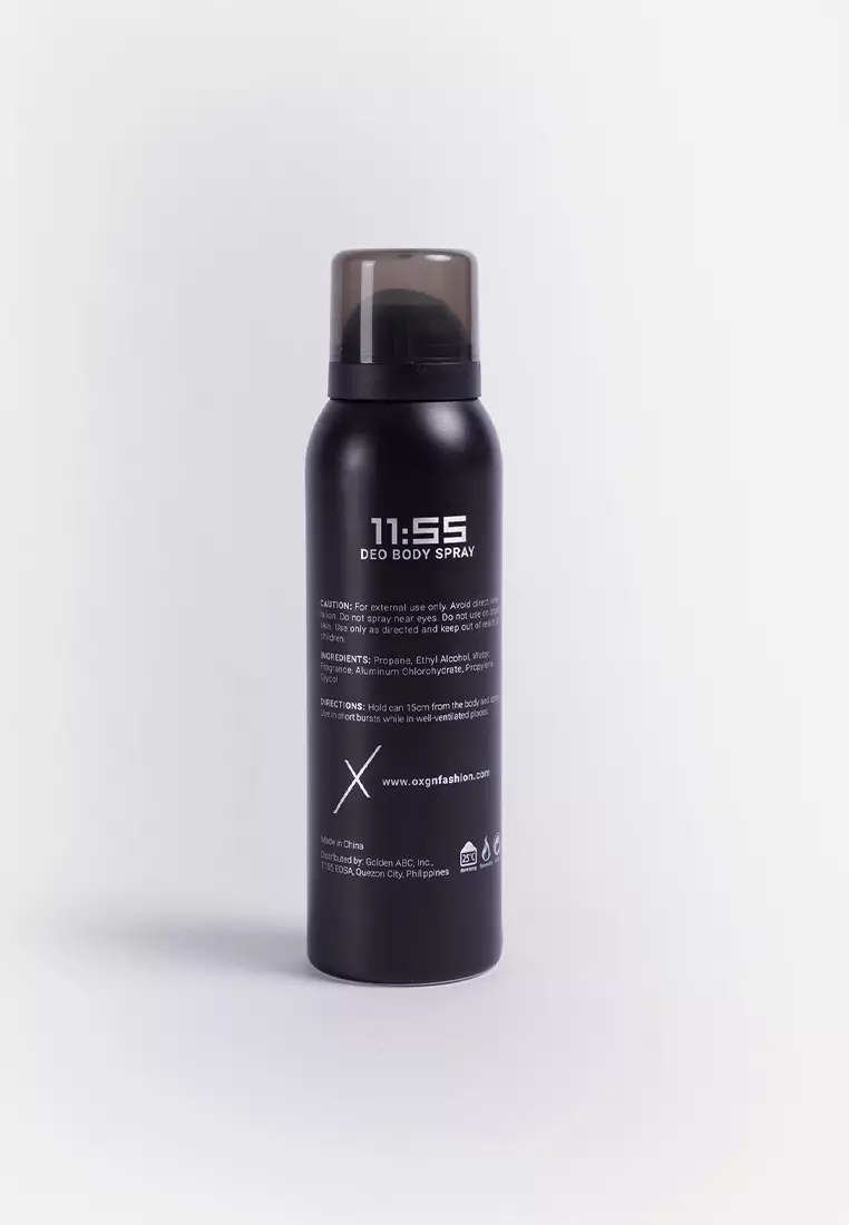 Buy OXGN 11:55 Deo Body Spray for Men 2024 Online | ZALORA Philippines