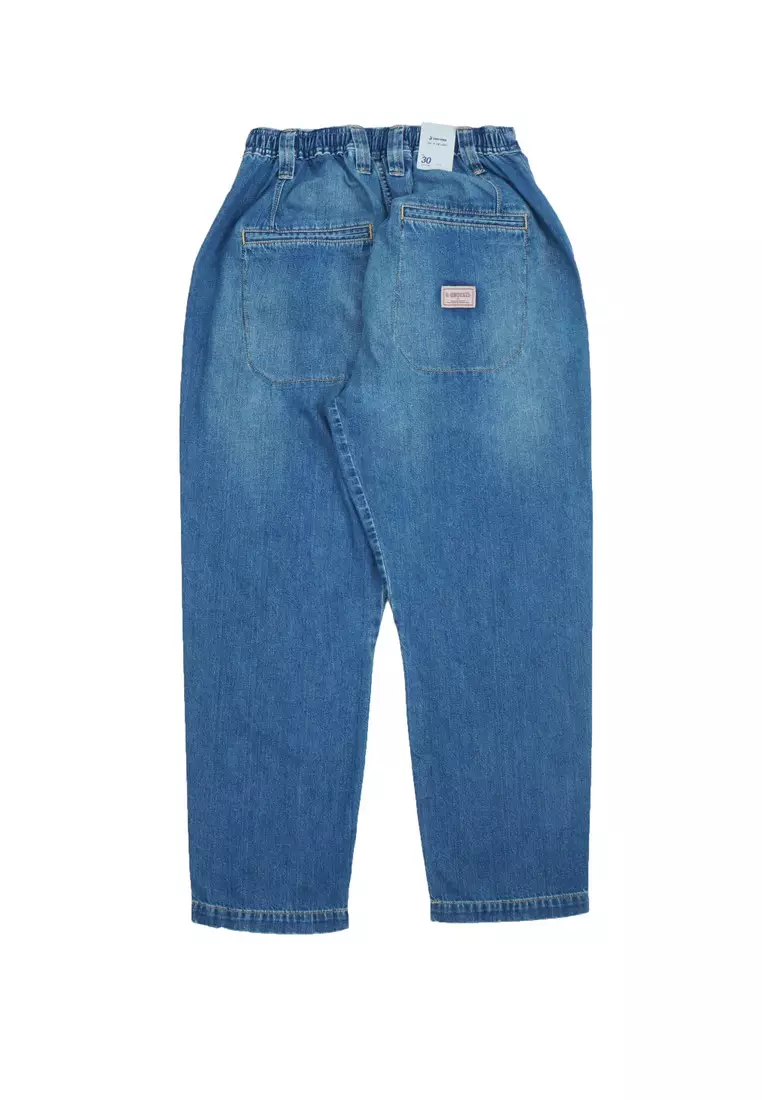 Men's Jeans Loose Fit Blue Wash Bennet C090823