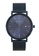 Milliot & Co. blue Greysen Silver Mesh Strap Watch DB255ACB9397DDGS_1