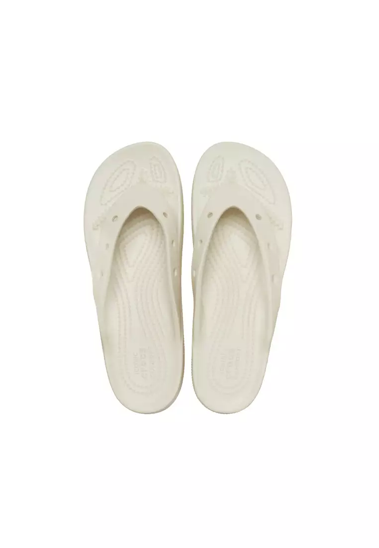 CROCS LADIES CLASSIC PLATFORM FLIP BONE