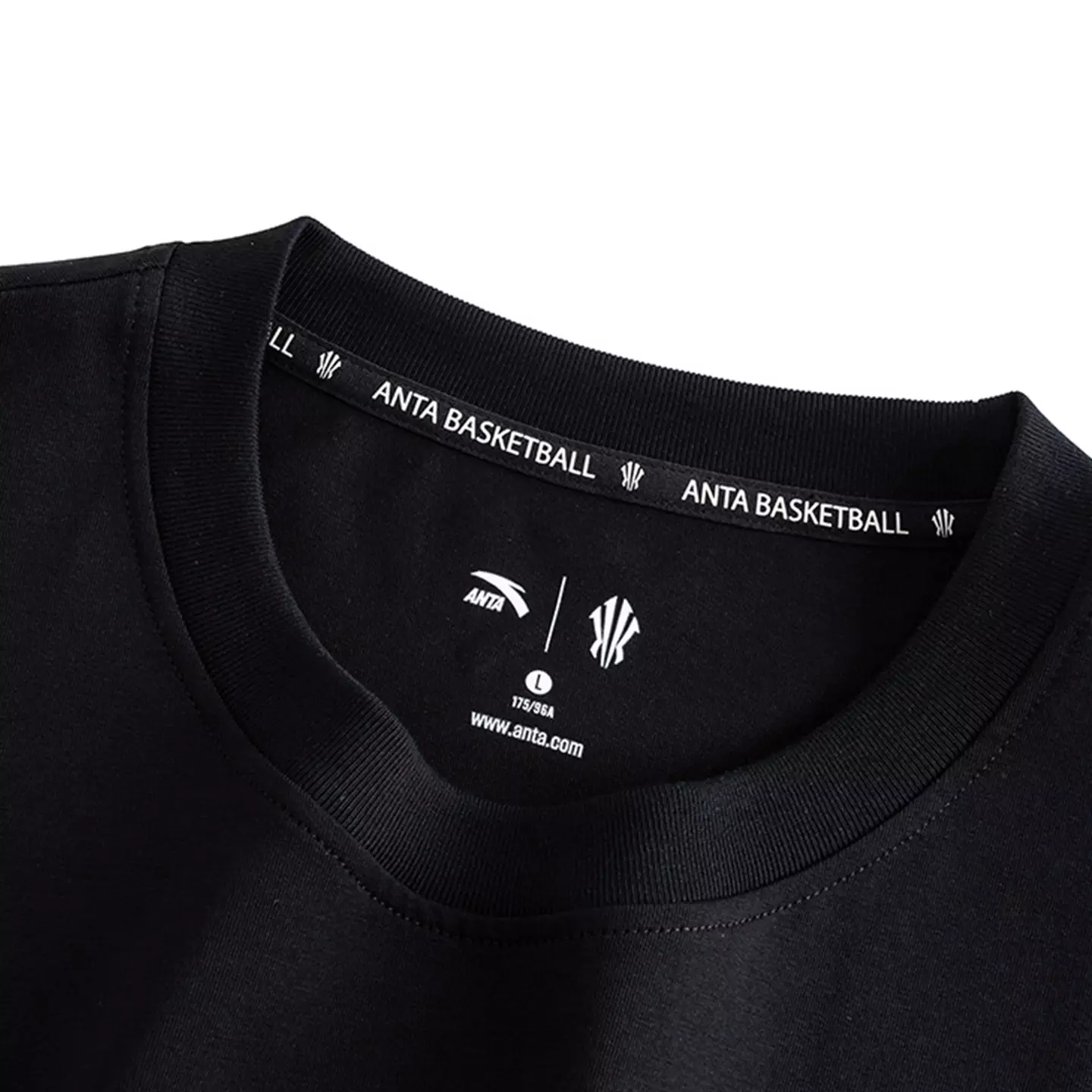 ANTA Unisex Kyrie Irving Short Sleeve Tee 1725C1123-3 -Black
