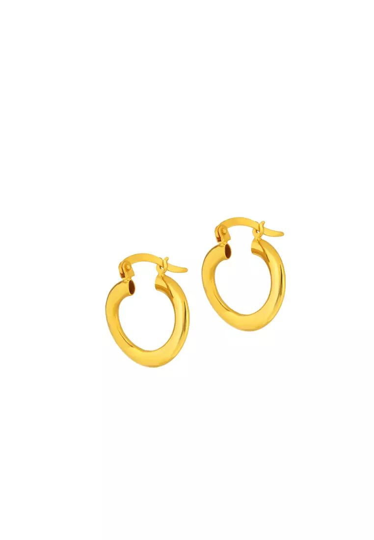 Buy TOMEI TOMEI Lusso Italia Hoop Earrings, Yellow Gold 916 Online ...