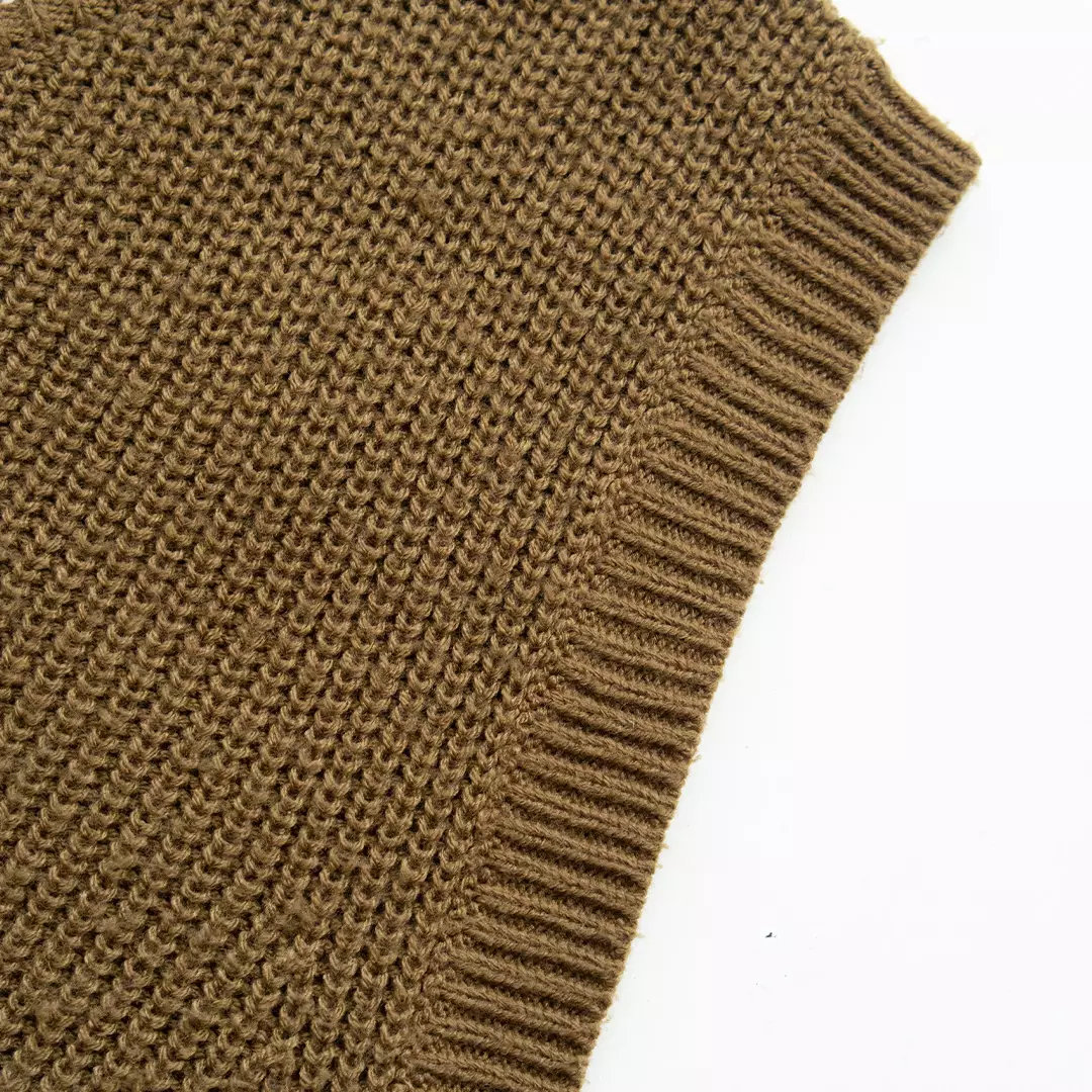 Kale Victor Brown/ Vest atau Rompi Pria premium berbahan dasar acrylic wool Casual