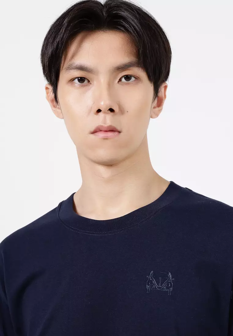 VOLKSWAGEN 男士圆领图案 T 恤