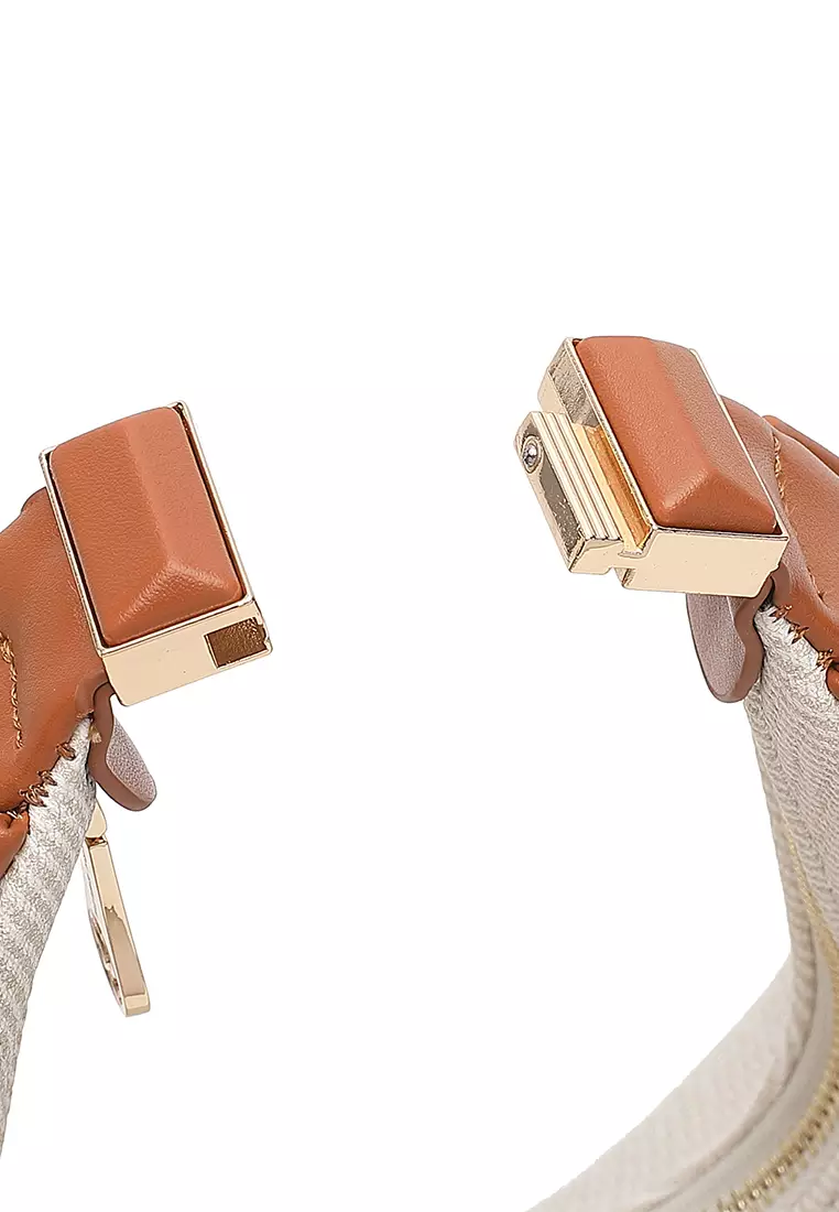 Women's Top Handle Bag / Sling Bag / Crossbody Bag / Shoulder Bag (Tas Tangan Wanita / Tas Selempang Wanita / Tas Bahu Wanita) - Putih