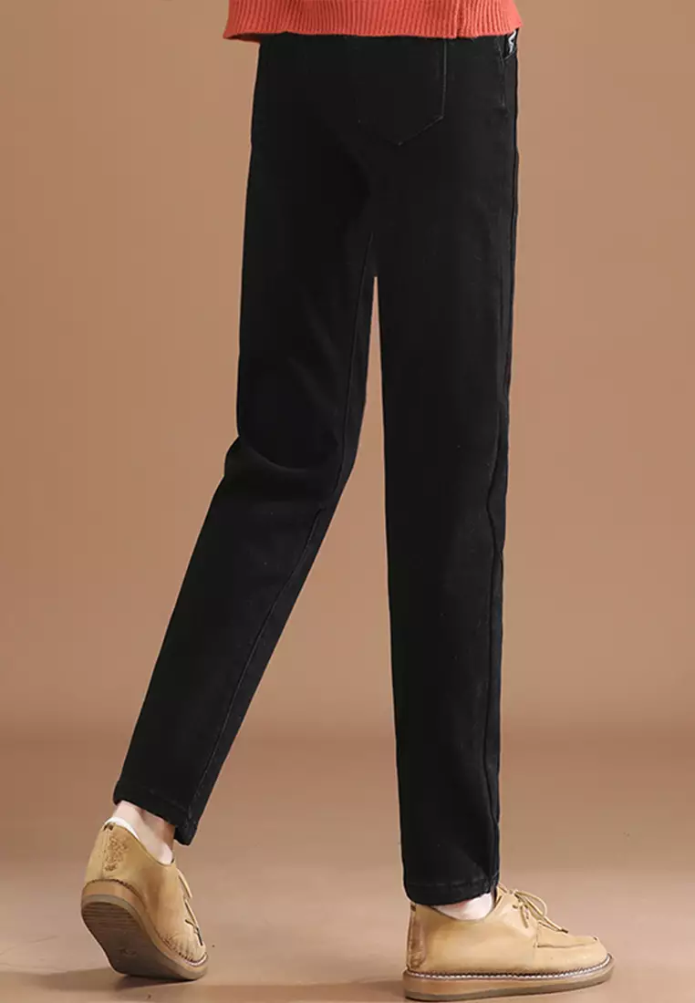 Girl black jeans new arrivals for sale